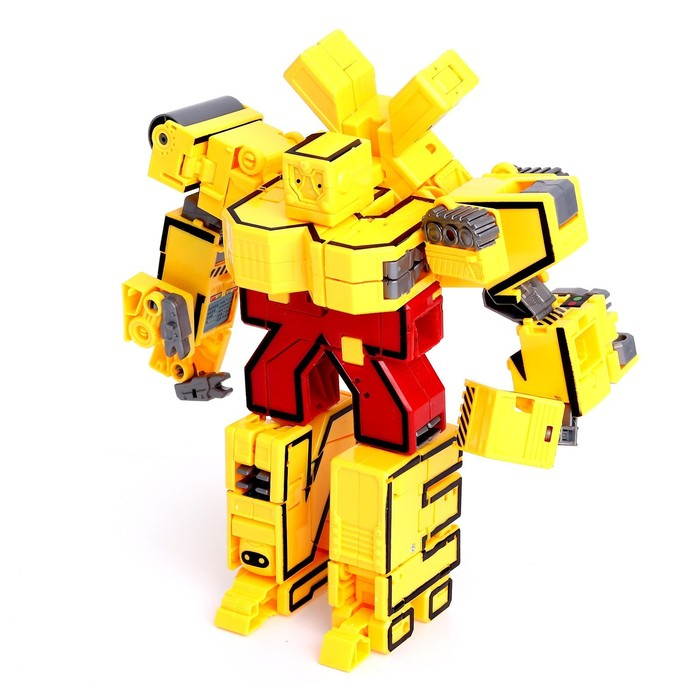Набор роботов &laquo;Алфавит&raquo;, трансформируются, 7 штук, собираются в 1 робота