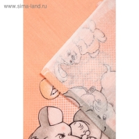 Постельное бельё BABY «Мамонтенок», цвет персик 112х147 см, 110х150 см, 60х60 см, бязь Постельное бельё BABY «Мамонтенок», цвет персик 112х147 см, 110х150 см, 60х60 см, бязь