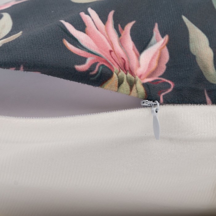 Наволочка декоративная Этель &laquo;Артишок&raquo; 40х40 см, велюр, 100% п/э