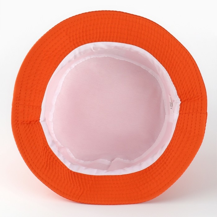 Панама Love, цвет оранжевый, р-р 56 Панама Love, цвет оранжевый, р-р 56