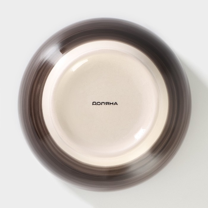 Салатник керамический Доляна «Морской мир», 800 мл, d=14 см, цвет коричневый Салатник керамический Доляна «Морской мир», 800 мл, d=14 см, цвет коричневый