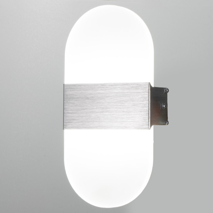 Бра Лайн LED 12Вт 6000К серебро 11х21 см Бра Лайн LED 12Вт 6000К серебро 11х21 см