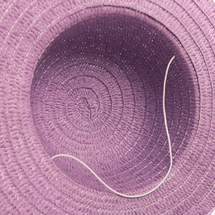 Шляпа с бомбошками для девочки MINAKU, цвет фиолетовый, размер 50 Шляпа с бомбошками для девочки MINAKU, цвет фиолетовый, размер 50