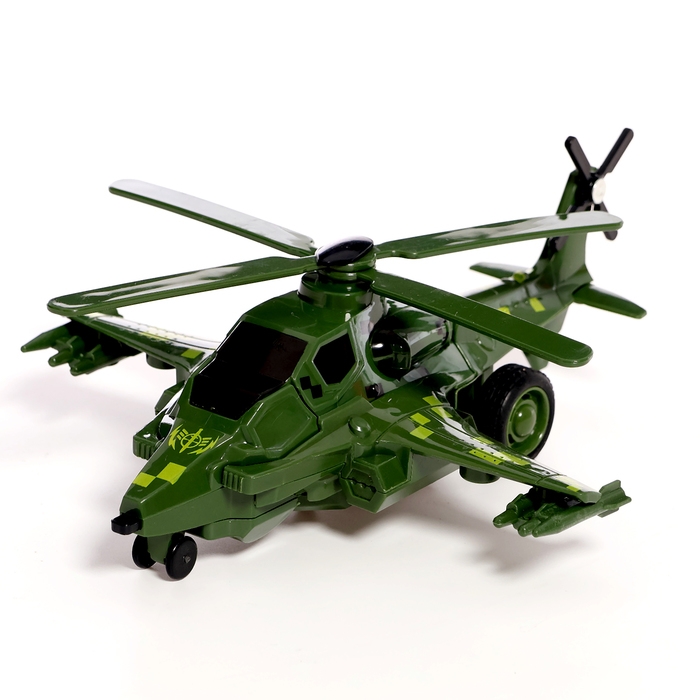 Робот &laquo;Вертолёт&raquo;, инерционный, трансформируется при столкновении