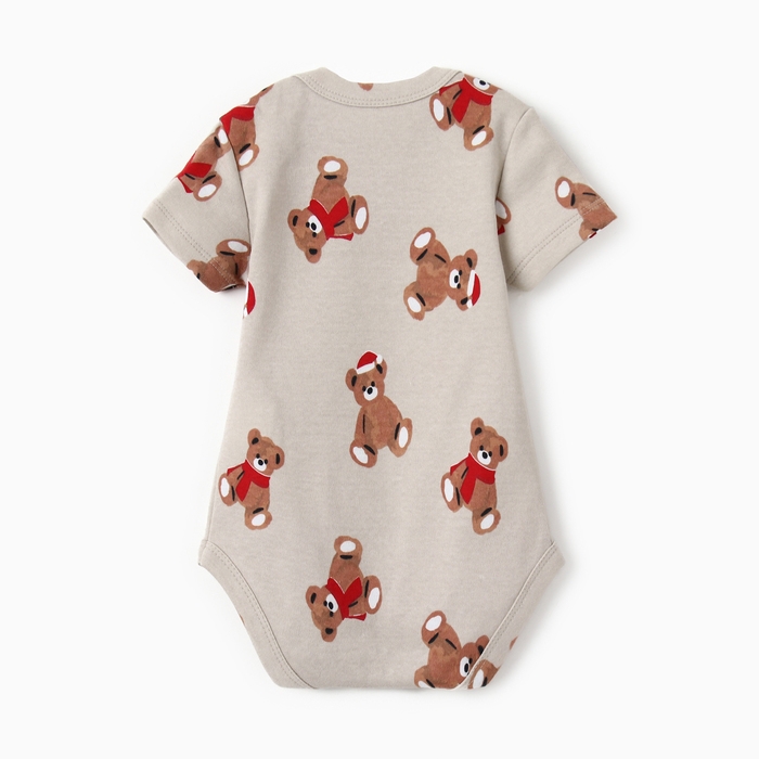 Боди Крошка Я "Новогодние медвежата", рост 80-86 см