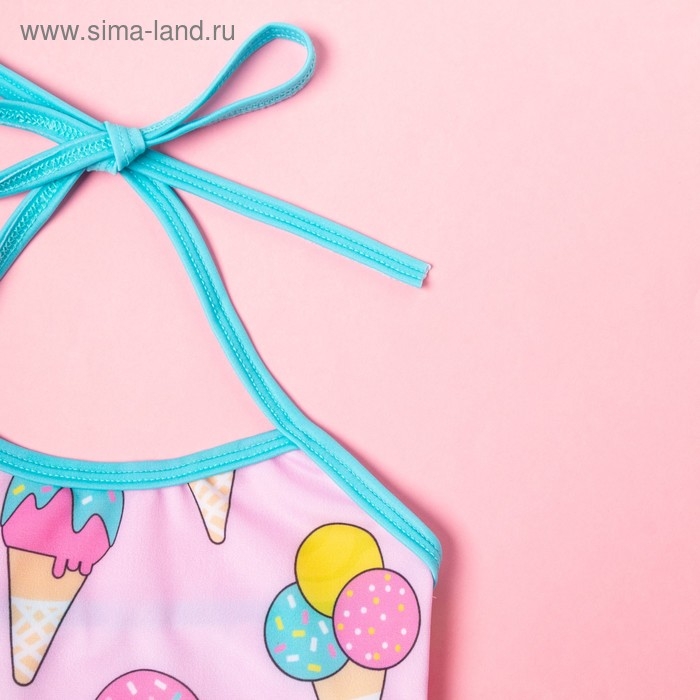 Купальник для девочки KAFTAN &laquo;Мороженки&raquo;, рост 98-104 см (30), цвет розовый