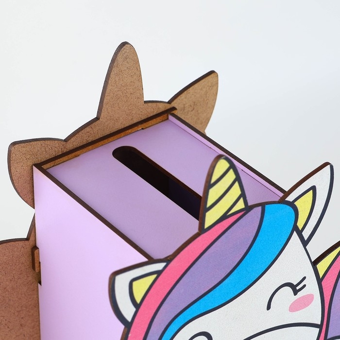 Копилка деревянная &laquo;Единорог&raquo;