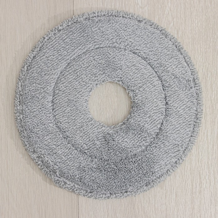 Швабра с отжимом и ведром Raccoon: ведро с подачей воды 19,5&times;31 см, швабра 23&times;135 см, насадка из микрофибры d=23 см