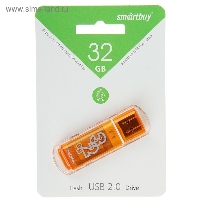 Флешка Smartbuy Glossy series Orange, 32 Гб, USB2.0, чт до 25 Мб/с, зап до 15 Мб/с,оранжевая Флешка Smartbuy Glossy series Orange, 32 Гб, USB2.0, чт до 25 Мб/с, зап до 15 Мб/с,оранжевая