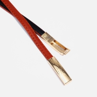 Ремень женский, ширина 1 см, пряжка металл, цвет рыжий Ремень женский, ширина 1 см, пряжка металл, цвет рыжий