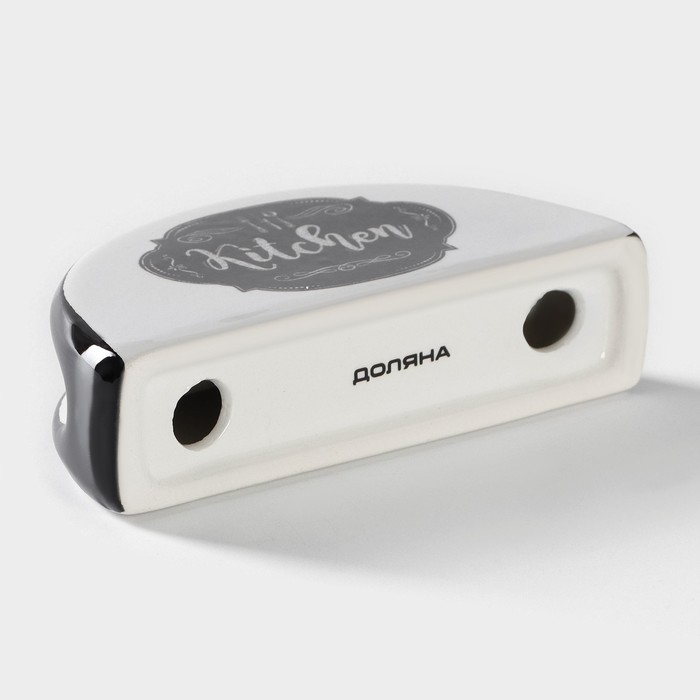 Салфетница Доляна &laquo;Гурман&raquo;, 13,3&times;3,7&times;7,1 см, цвет белый