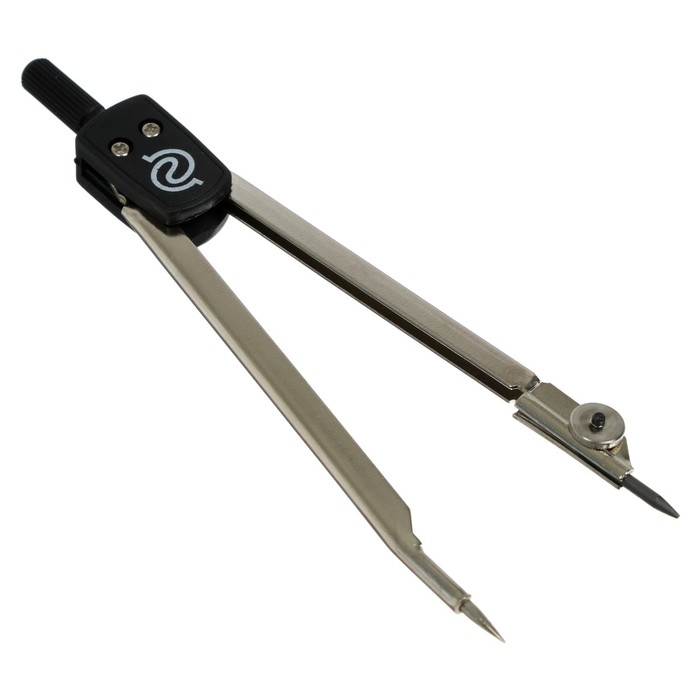 Циркуль металлический + грифели GLOBUS Junior, в футляре Циркуль металлический + грифели GLOBUS Junior, в футляре