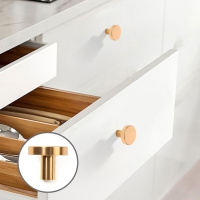 Ручка кнопка CAPPIO PK325, d=30 мм, цвет золото Ручка кнопка CAPPIO PK325, d=30 мм, цвет золото