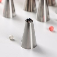 Набор насадок кондитерских Доляна, d=1 см, 6 шт, форма МИКС Набор насадок кондитерских Доляна, d=1 см, 6 шт, форма МИКС