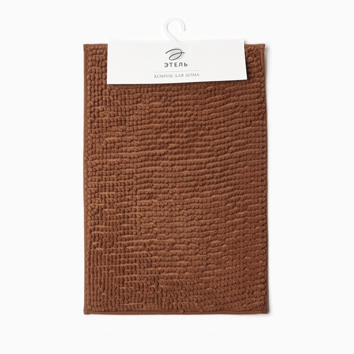 Коврик для ванной Этель Букли цвет кофе, 38х58 см