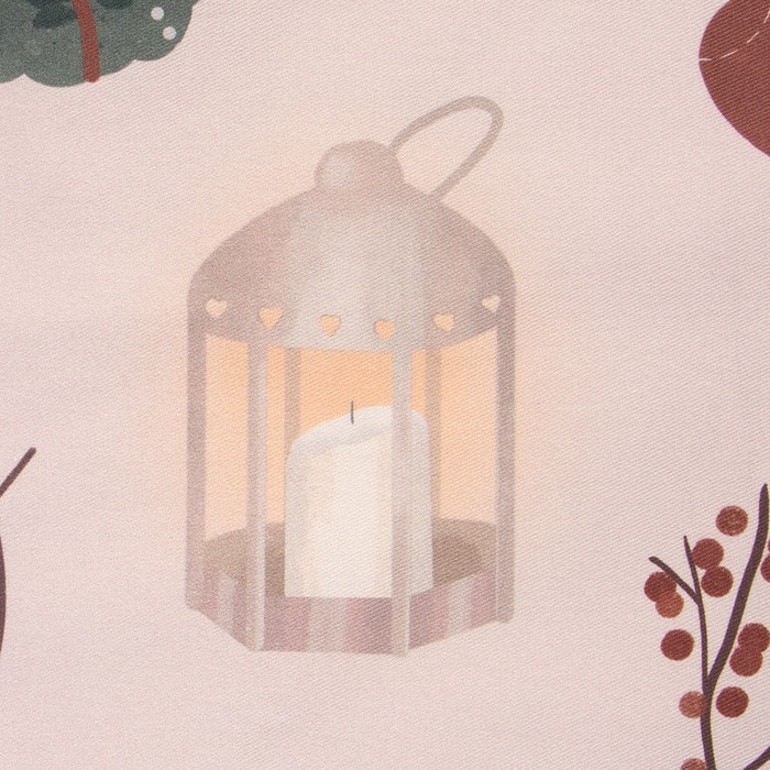 Полотенце Этель "Новогодние украшения" 40х73 см, 100% хл, саржа 190 г/м2