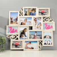 Фоторамка пластик на 12 фото 9х13, 10х15 см "Коллаж воспоминаний" бежевая 51х54,5 см Фоторамка пластик на 12 фото 9х13, 10х15 см "Коллаж воспоминаний" бежевая 51х54,5 см