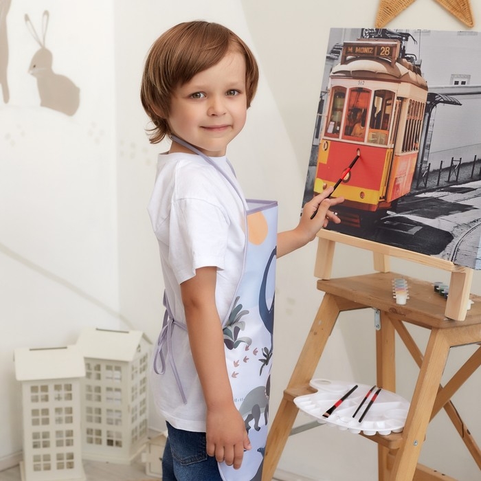 Фартук детский Этель &laquo;Динозавры&raquo;, 49 х 39 см