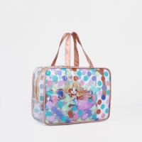 Набор косметичек для бассейна, 2 в 1, цвет золотой/разноцветный Набор косметичек для бассейна, 2 в 1, цвет золотой/разноцветный