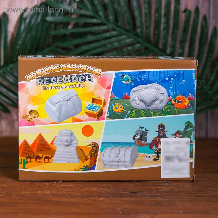 Набор археолога «Древний Египет», серия: 4 брикета, молоток, долото Набор археолога «Древний Египет», серия: 4 брикета, молоток, долото