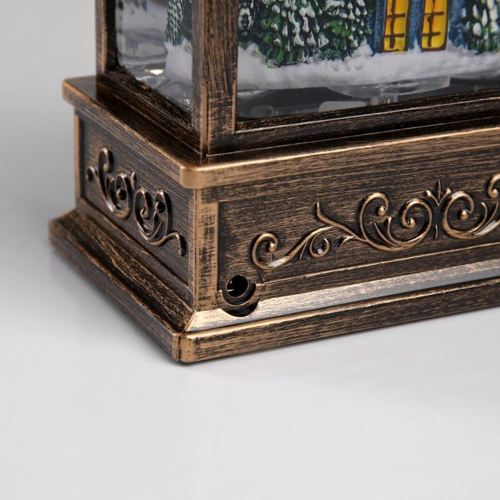 Фигура светодиодная &laquo;Сказочный дом&raquo;, 21х13.3х8.1 см, музыка, батарейки ААх3 (не в комплекте), USB, свечение тёплое белое