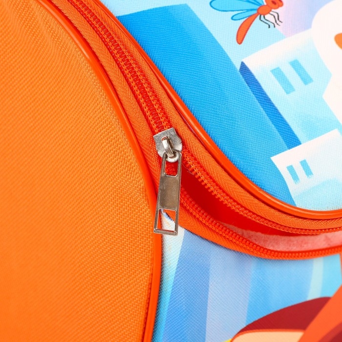 Рюкзак детский на молнии сверху, Текстиль, 20 см х 11 см х 26 см Рюкзак детский на молнии сверху, Текстиль, 20 см х 11 см х 26 см "Котёнок по имени Гав", Союзмультфильм