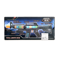 Автомат М16, световые и звуковые эффекты, работает от батареек Автомат М16, световые и звуковые эффекты, работает от батареек