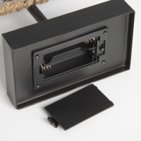 Светильник "Новогодняя елка" LED 3хААА черный 7х20х37см Светильник "Новогодняя елка" LED 3хААА черный 7х20х37см