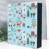 Фотоальбом на 1000 фото 10х15 см "Лесные зверята в зимнем лесу" кожзам 36х33,5х6,5 см Фотоальбом на 1000 фото 10х15 см "Лесные зверята в зимнем лесу" кожзам 36х33,5х6,5 см