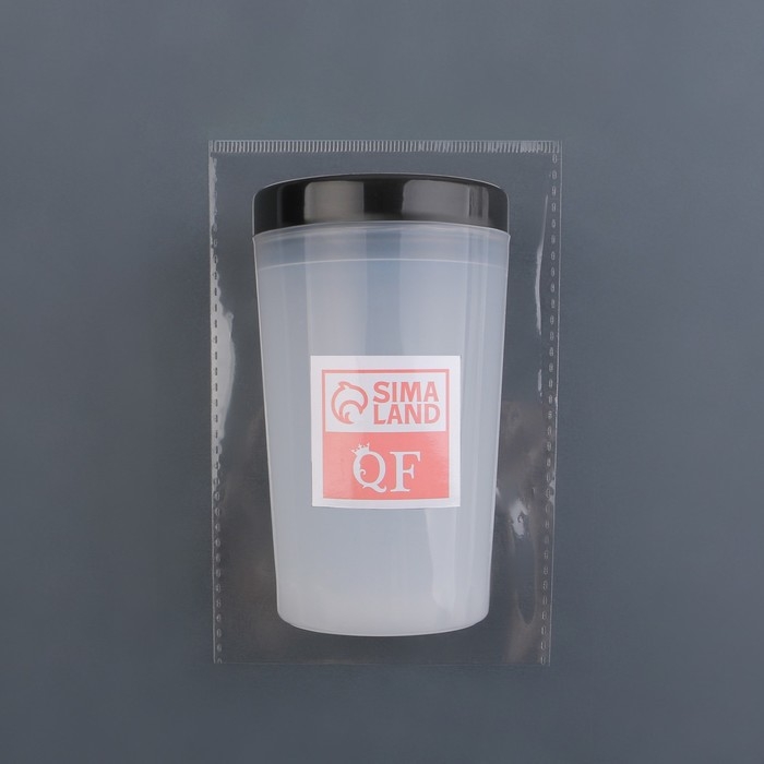 Ёмкость для очистки и хранения кистей, с держателями и крышкой, 200 мл, цвет прозрачный/чёрный Ёмкость для очистки и хранения кистей, с держателями и крышкой, 200 мл, цвет прозрачный/чёрный