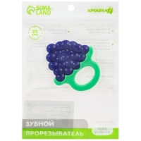 Прорезыватель силиконовый &laquo;Виноградик&raquo;, Крошка Я