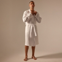 Халат вафельный мужской SL HOME: Boho "Блан де Блан", размер L, 100% хлопок, 280 г/м2 Халат вафельный мужской SL HOME: Boho "Блан де Блан", размер L, 100% хлопок, 280 г/м2