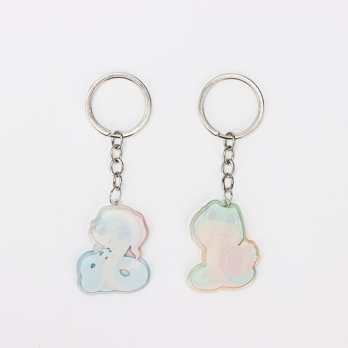 Брелок новогодний, для ключей, новогодний, парный &laquo;Волшебного нового года&raquo; набор 2 шт