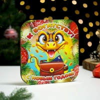 Подставка под горячее "Символ года.К богатству" 19х19 см Подставка под горячее "Символ года.К богатству" 19х19 см