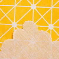 Скатерть Доляна "Паутина" 145х145&plusmn;3см,100%пэ, рогожка 130 гр/м