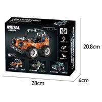 Конструктор металлический «Багги», 164 детали Конструктор металлический «Багги», 164 детали