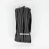 Молния рулонная &laquo;Спираль&raquo;, №5, водонепроницаемая, со светоотражающими полосами, 50 м, цвет чёрный