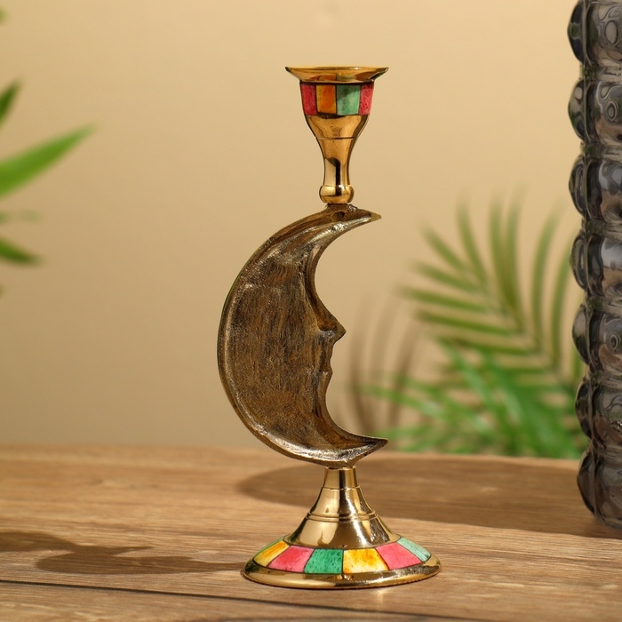 Подсвечник Подсвечник "Месяц" 18,5 см, латунь