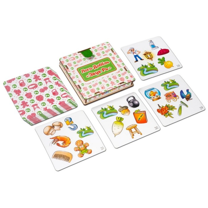 Набор карточек &laquo;Лого-доббль. Звук Рь&raquo;