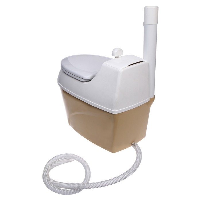 Биотуалет торфяной, 44 л, с ведром, торфом, вентиляцией и дренажом, &laquo;Piteco&raquo;