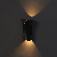 Светильник фасадный &laquo;Элегант&raquo;, FSD-051, 10 Вт, 3000К, 1 луч, IP65, 220 В, пластик, черный