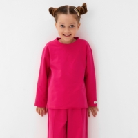Футболка детская с дл.рукавом KAFTAN, р. 30 (98-104 см), розовый Футболка детская с дл.рукавом KAFTAN, р. 30 (98-104 см), розовый