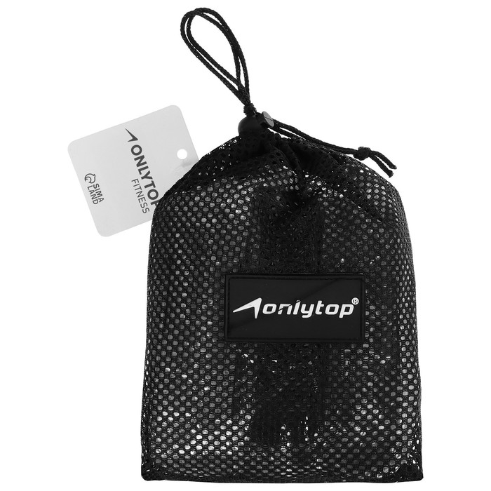 Набор из 3 петель для фитнеса ONLYTOP: нагрузка 18, 27, 36 кг, 204х4 см