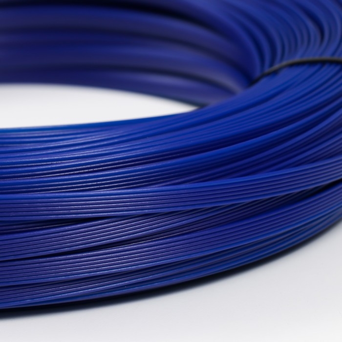 Ротанг искусственный 8 мм 100 м волна (синий)