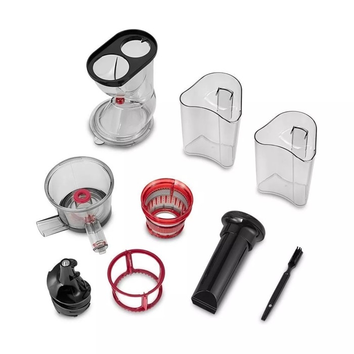 Соковыжималка Kitfort КТ-1162, шнековая, 150 Вт, 1/1 л, 50 об/мин, чёрная Соковыжималка Kitfort КТ-1162, шнековая, 150 Вт, 1/1 л, 50 об/мин, чёрная