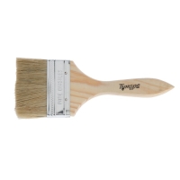 Кисть плоская ТУНДРА, смешанная щетина, деревянная рукоятка, 3", 75 мм Кисть плоская ТУНДРА, смешанная щетина, деревянная рукоятка, 3", 75 мм
