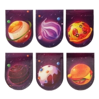 Магнитные закладки 6 штук "Космическая еда" Магнитные закладки 6 штук "Космическая еда"