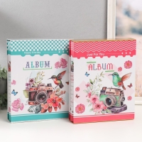 Фотоальбом магнитный 20 листов "Камера и колибри" серебро в коробке МИКС 5,8х23,7х29,8 см Фотоальбом магнитный 20 листов "Камера и колибри" серебро в коробке МИКС 5,8х23,7х29,8 см