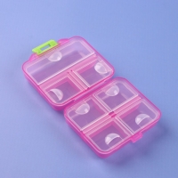 Таблетница &laquo;Трансформер&raquo;, 7,8 &times; 7 &times; 3,5 см, 7 секций, цвет МИКС