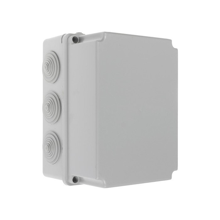 Распределительная коробка Урал ПАК, 190х140х120, IP 55, 10 вх, серая, КО-65027190-012 Распределительная коробка Урал ПАК, 190х140х120, IP 55, 10 вх, серая, КО-65027190-012